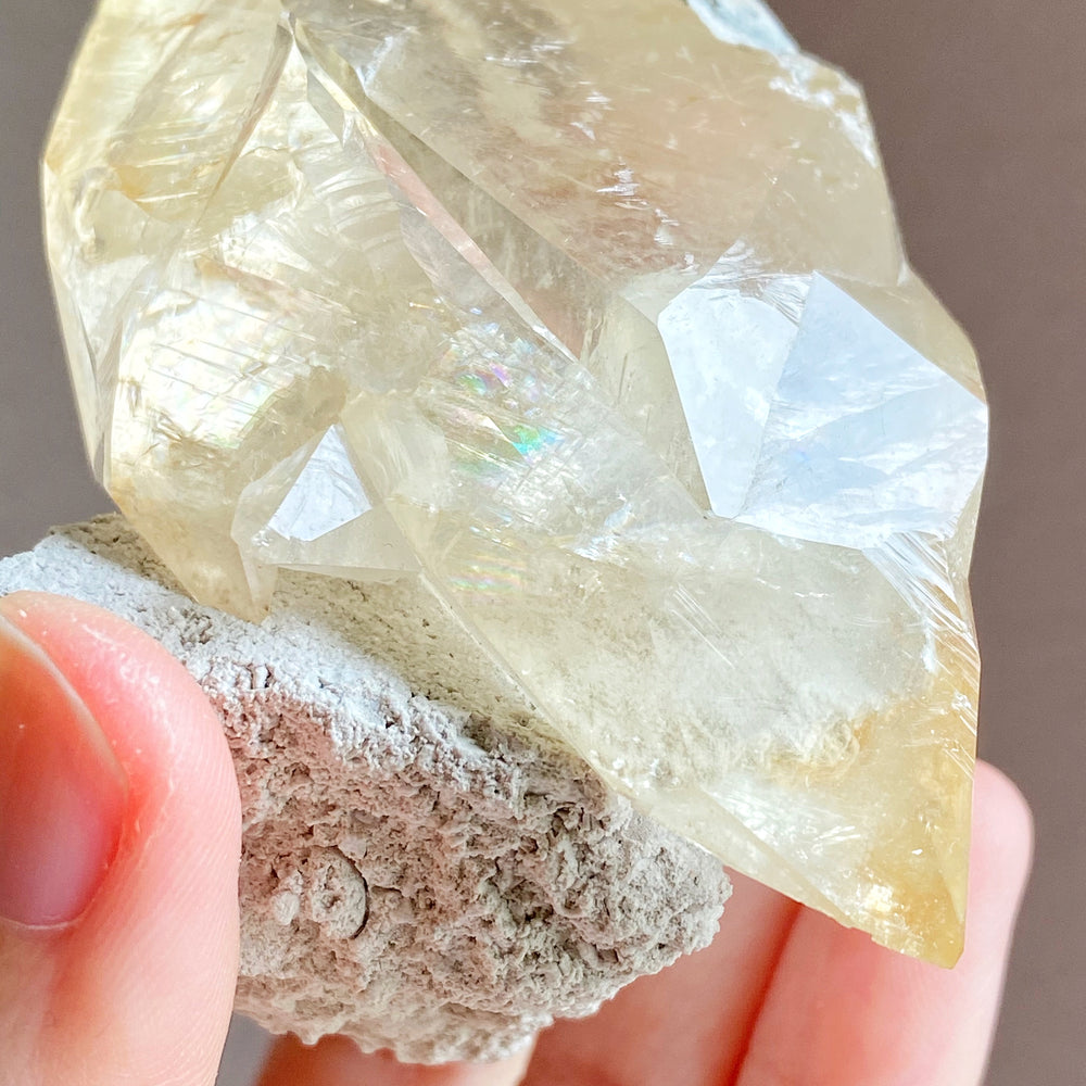 Very Rare Stellar Beam / Dogtooth Calcite Specimen SB002