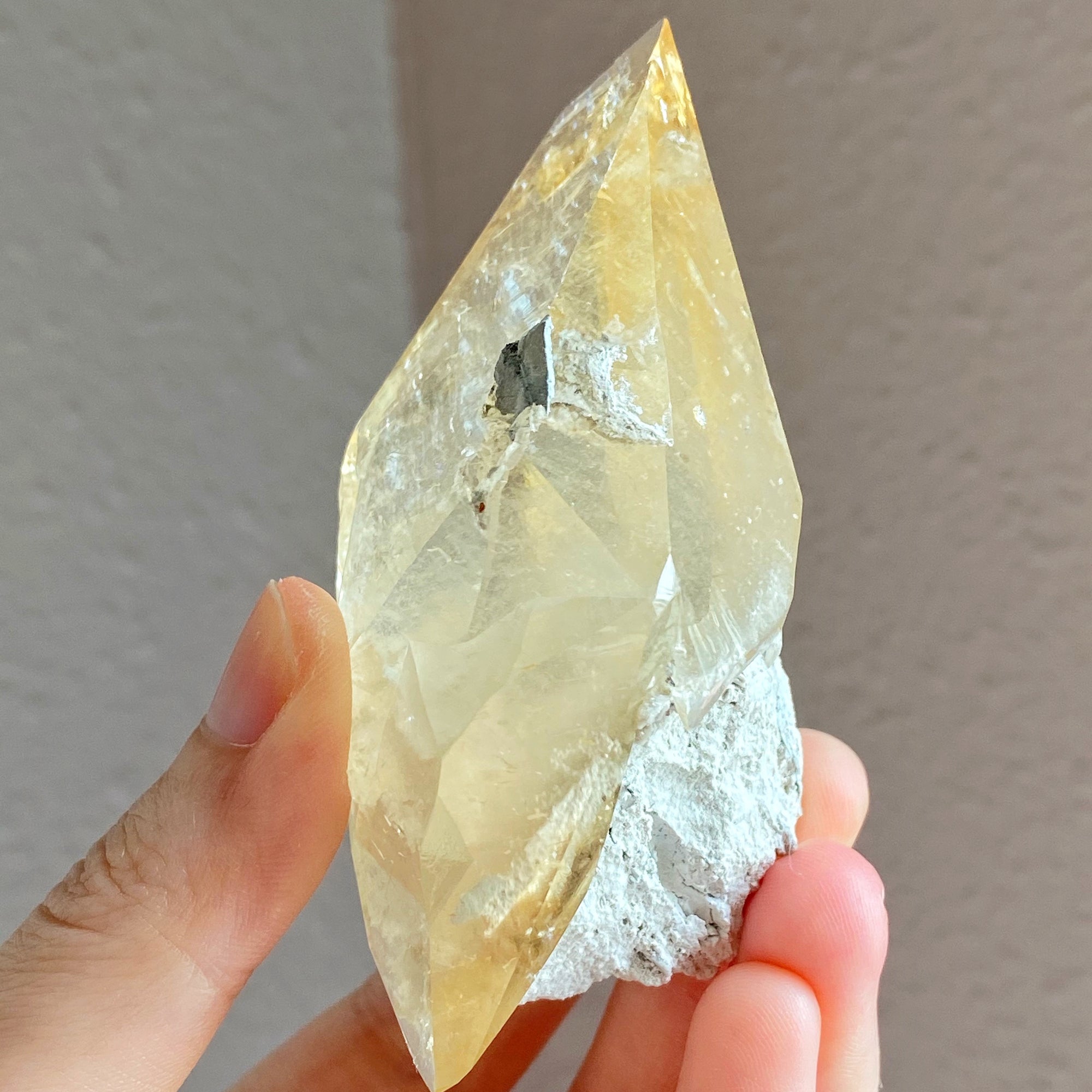 Very Rare Stellar Beam / Dogtooth Calcite Specimen SB002 — Shimmer & Light