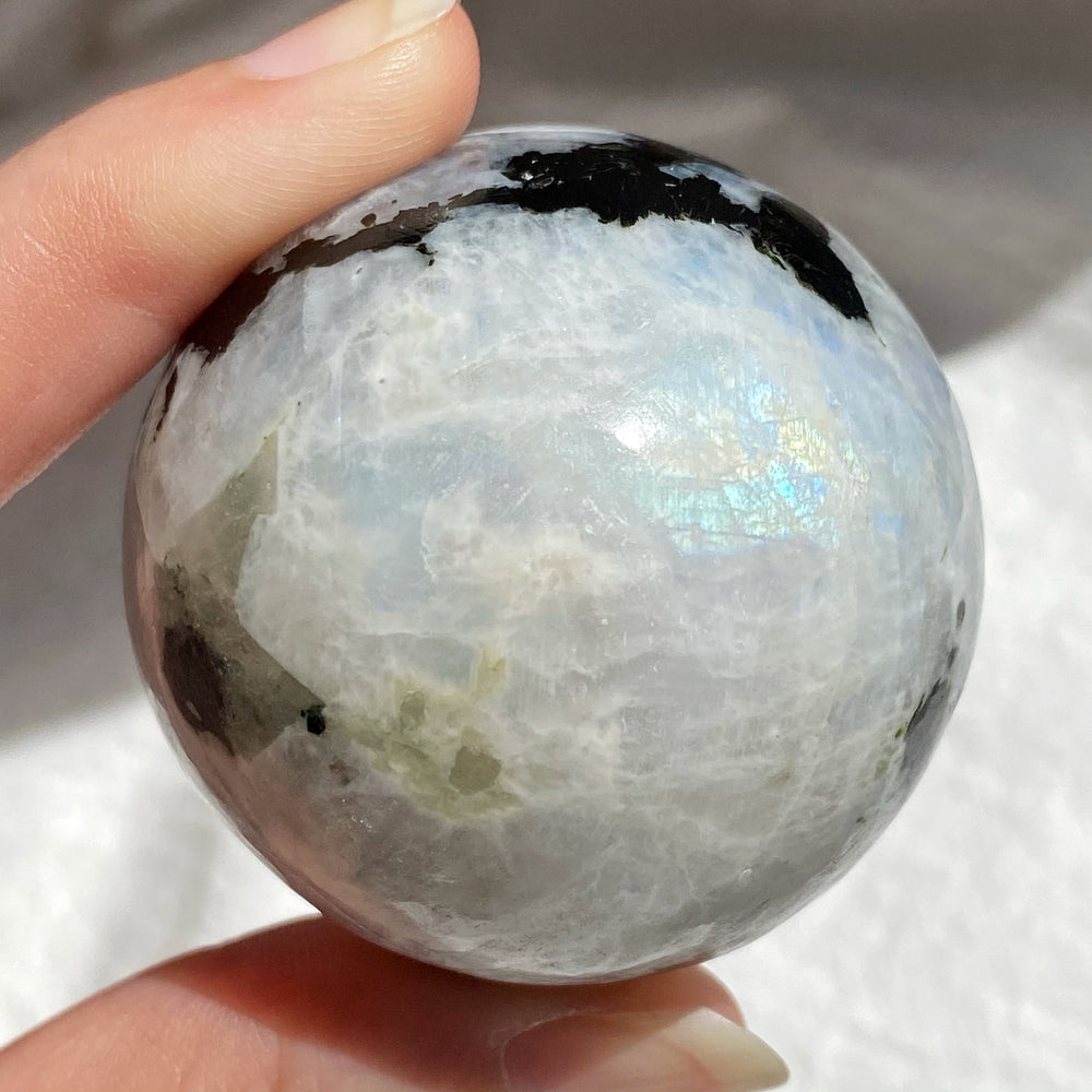 Rainbow Moonstone Sphere RMN02