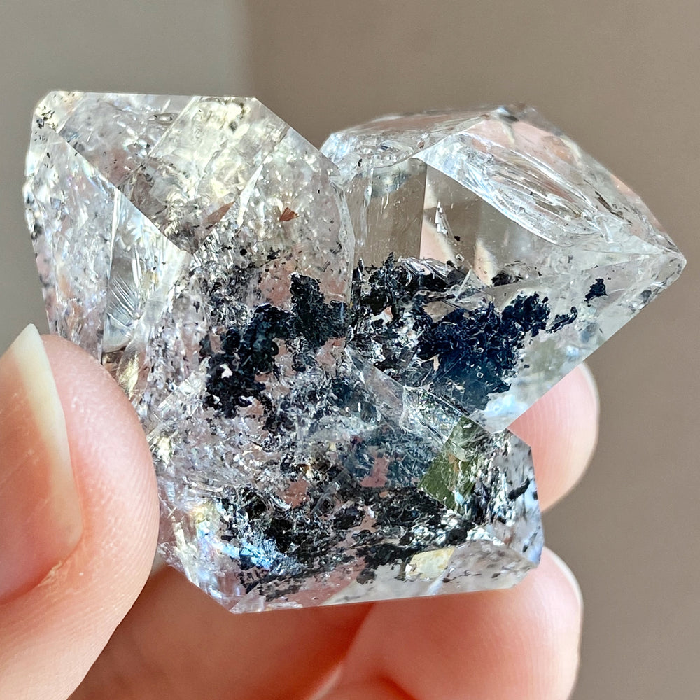 Herkimer Diamond Quartz Cluster HDA06