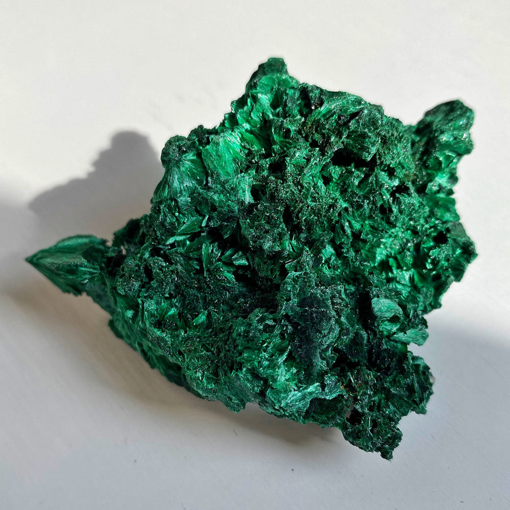 Fibrous Malachite Cluster #3