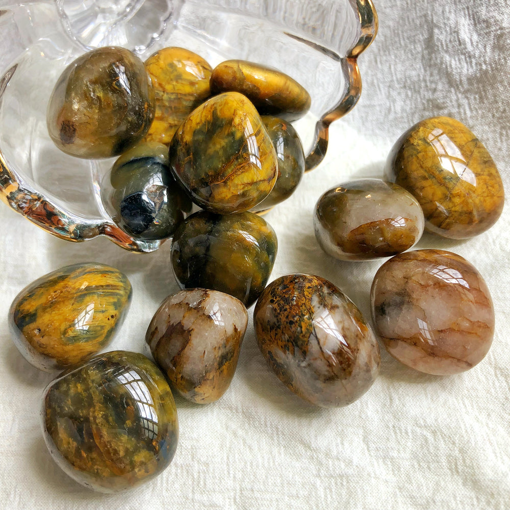 Nellite (Neelite/Tigrina) Tumbled Stones