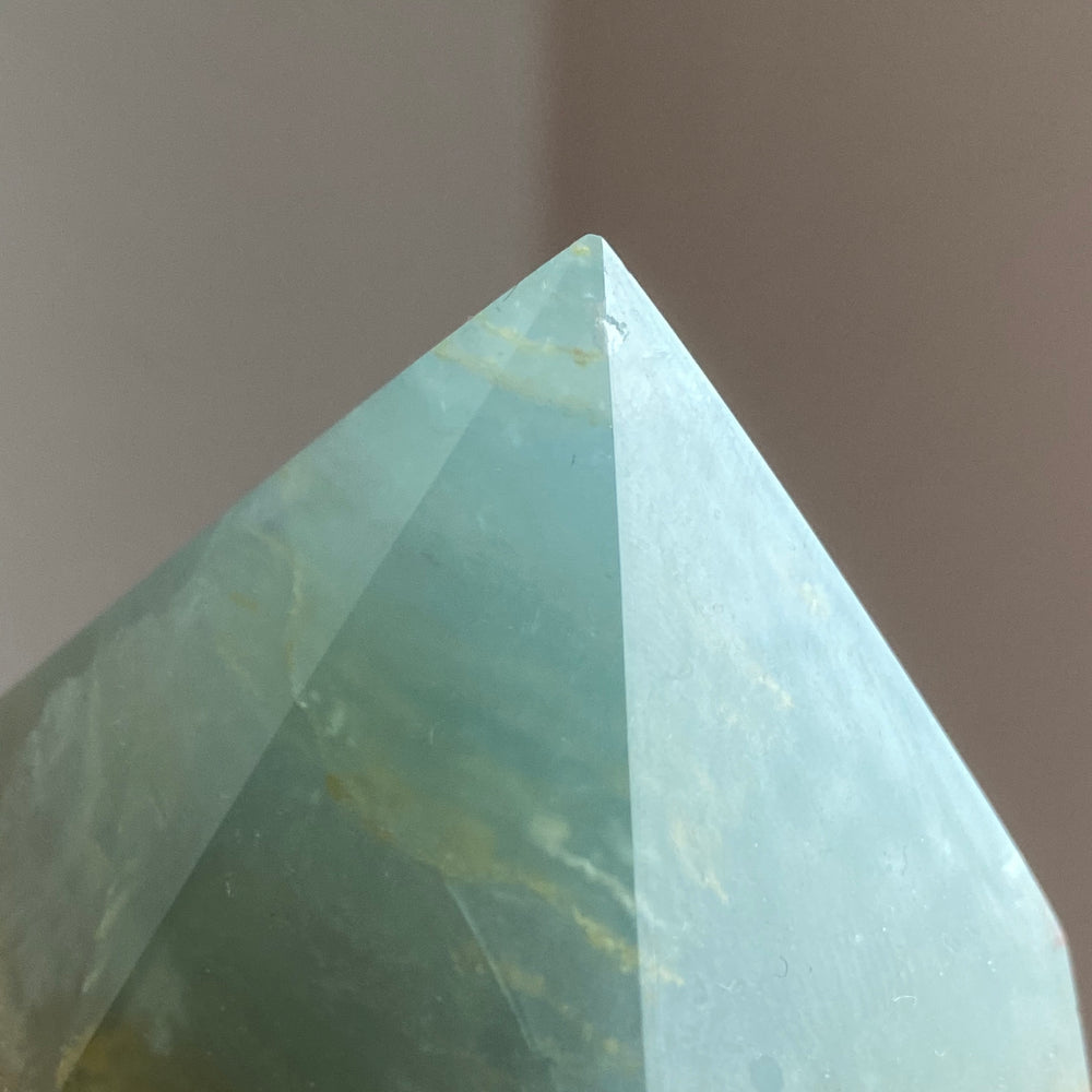 Argentina Blue Calcite (Onyx) Polished Point ABC06
